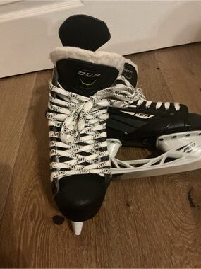 CCM Women's Black and White Ice Hockey Skates